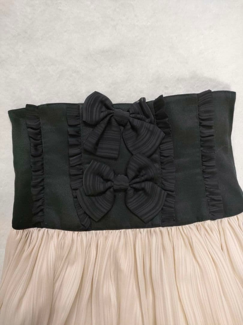 Innocent World フレアスカート 黒クリーム