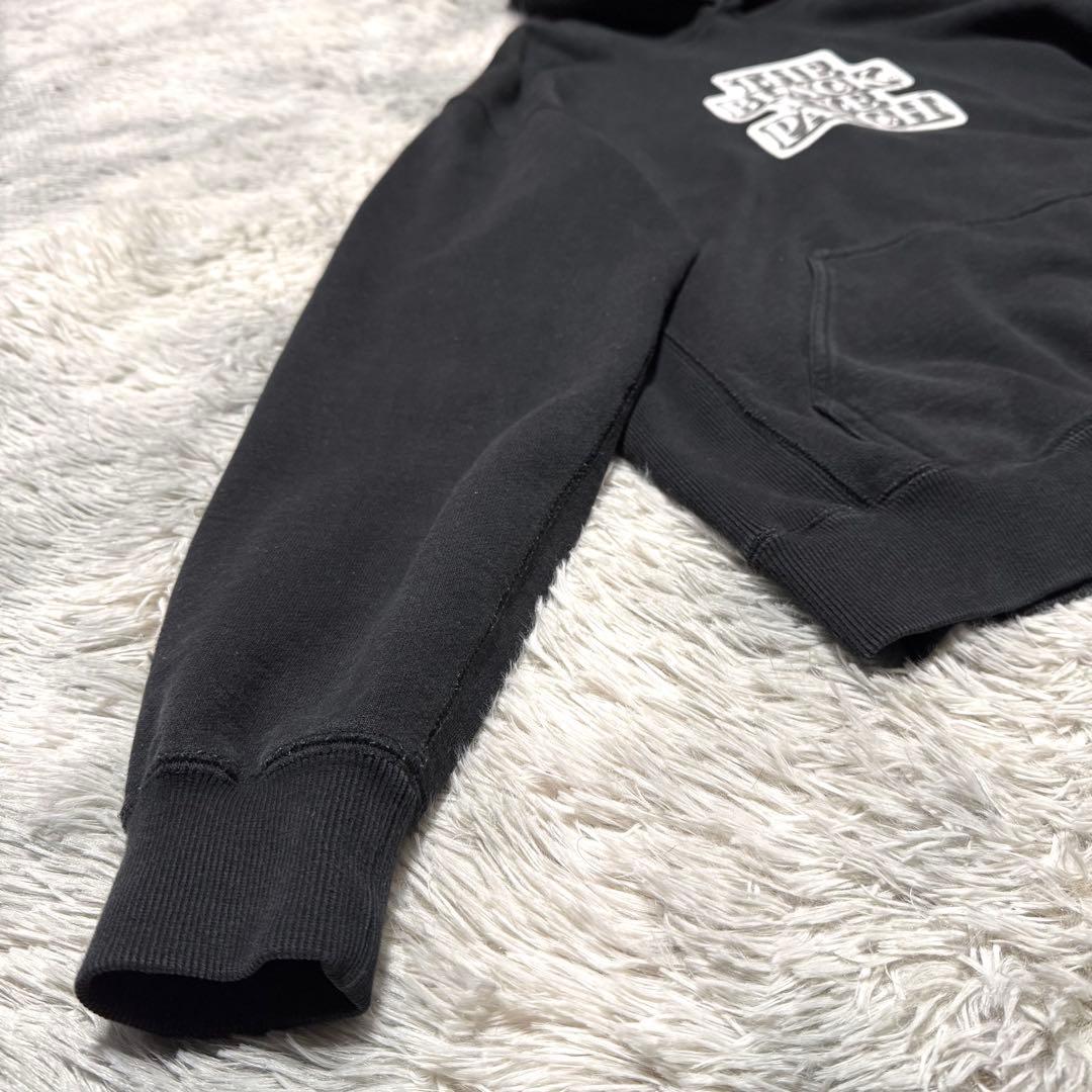 ブラックアイパッチ パーカー ビッグプリント センターOGロゴ Lサイズ