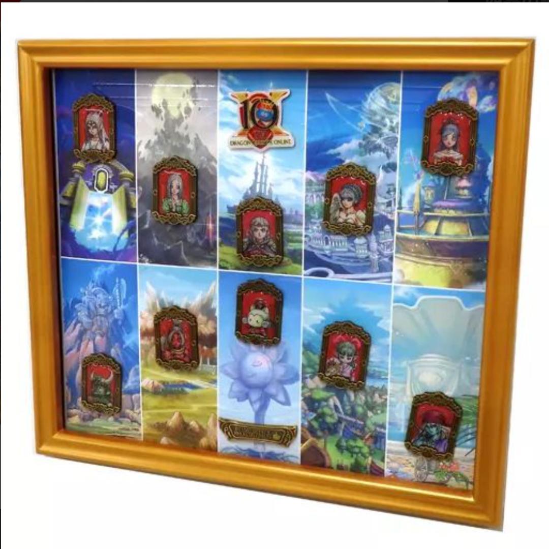 ドラゴンクエストX オンライン　10周年記念　メモリアルピンズセット