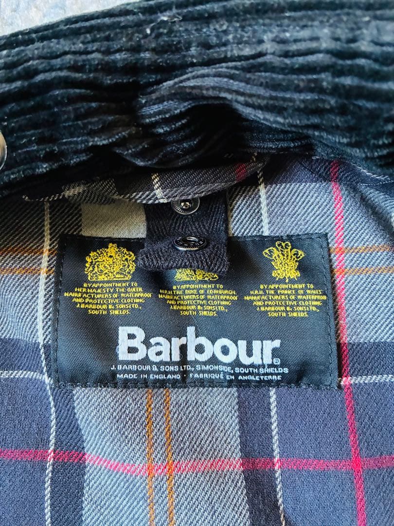 Barbour SL BEDALE オイルド サイズ32 黒 ライナーセット