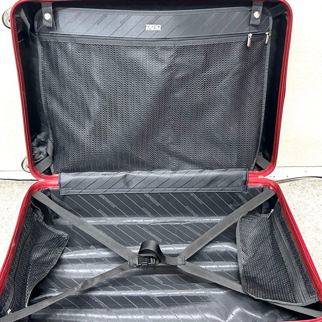 ゼロハリバートン 4輪 キャリーケース レッド 大容量 傷あり ZRPシリーズ