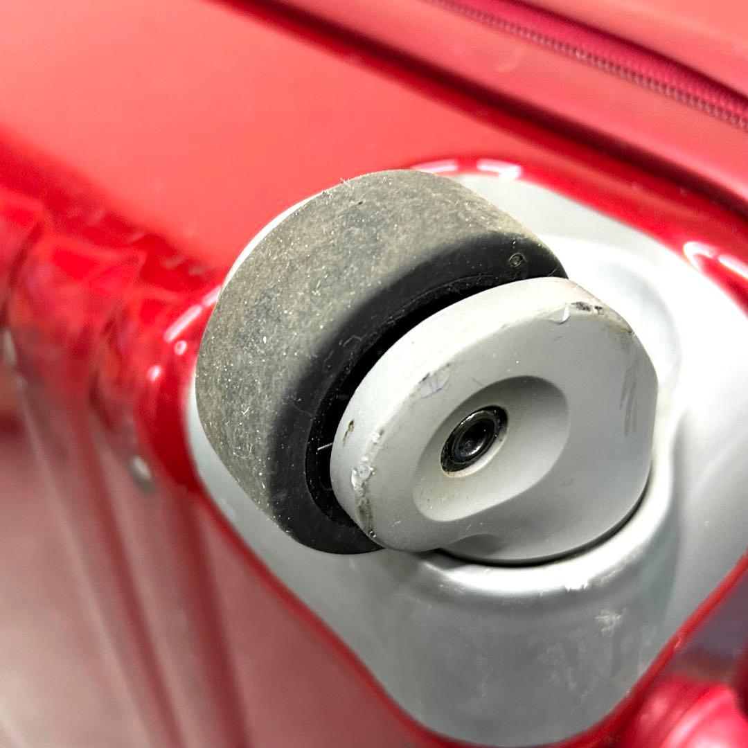 ゼロハリバートン 4輪 キャリーケース レッド 大容量 傷あり ZRPシリーズ