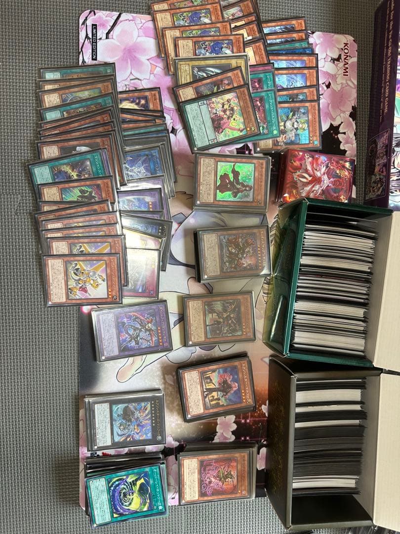 遊戯王　引退品　まとめ　スリーブ　プレイマット