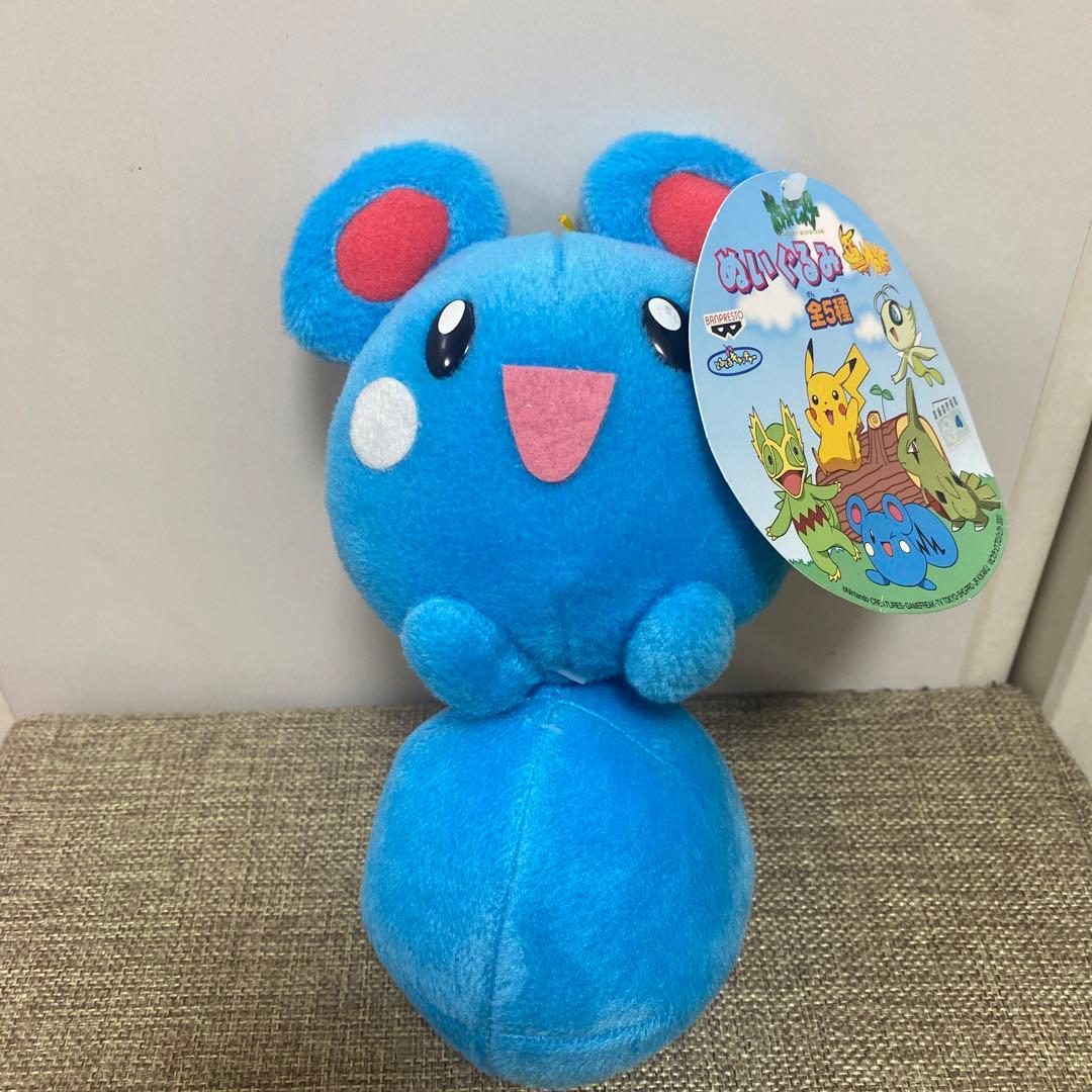 ポケモン　ルリリ　2001 レトロ　ぬいぐるみ