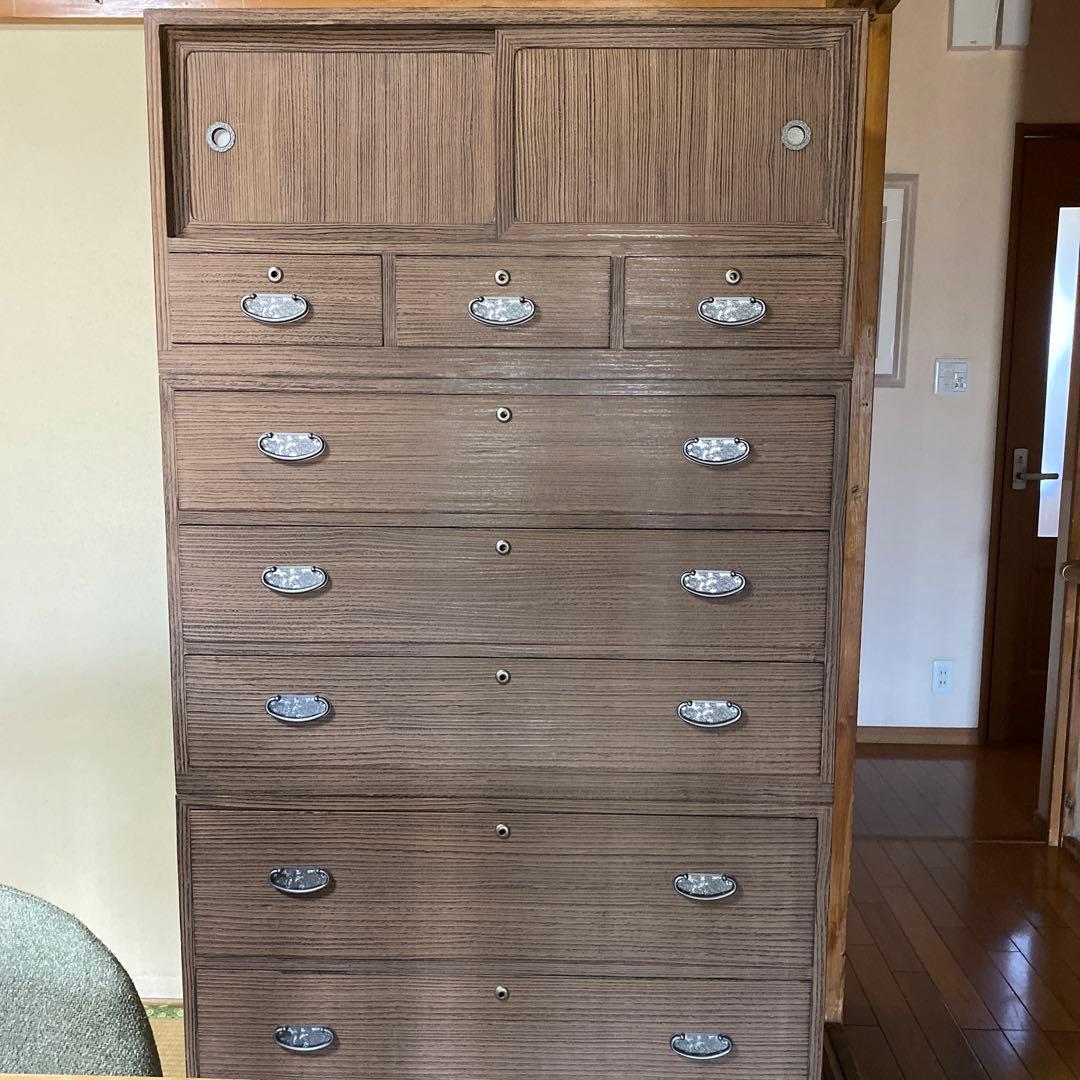 【16日まで限定お値下げ】箪笥 婚礼箪笥 古道具 桐 収納家具 インテリア ②