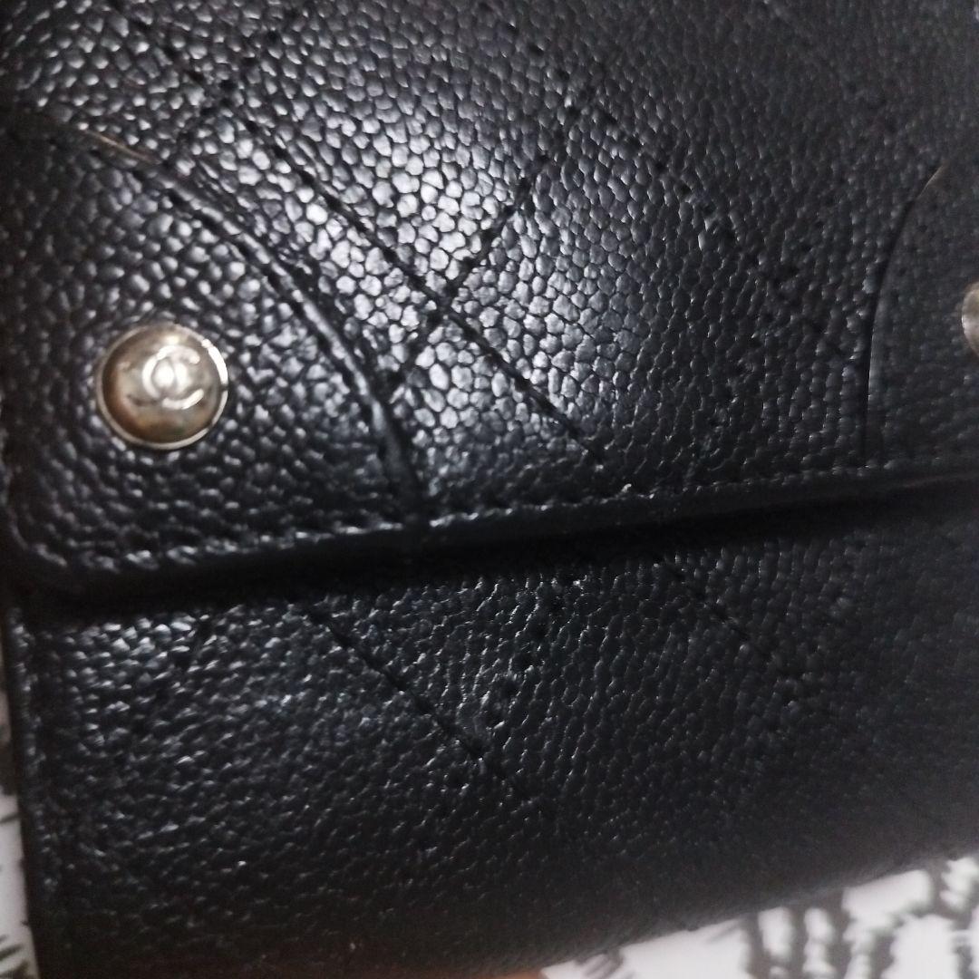 CHANEL マトラッセ　ダブルホック折り財布♥