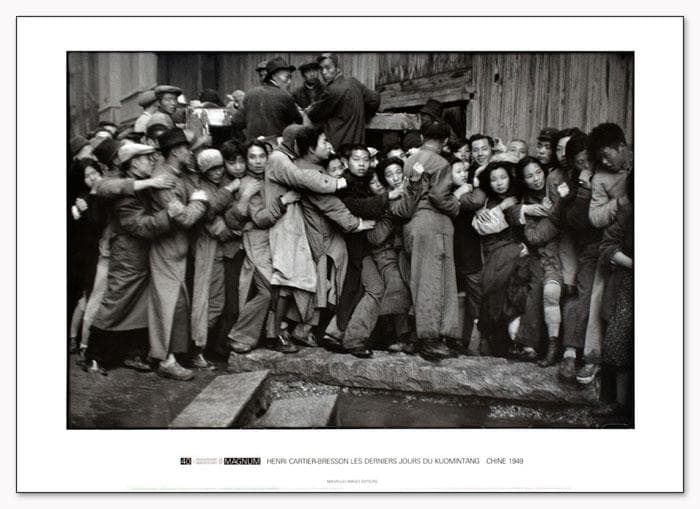 額装済/Gold Market/アンリ カルティエ ブレッソン