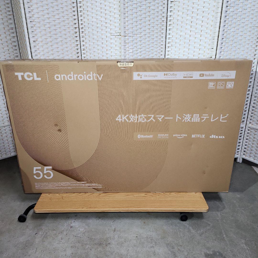 TCL 4K液晶テレビ 55V型 スマートテレビ 55JP61　2022年製