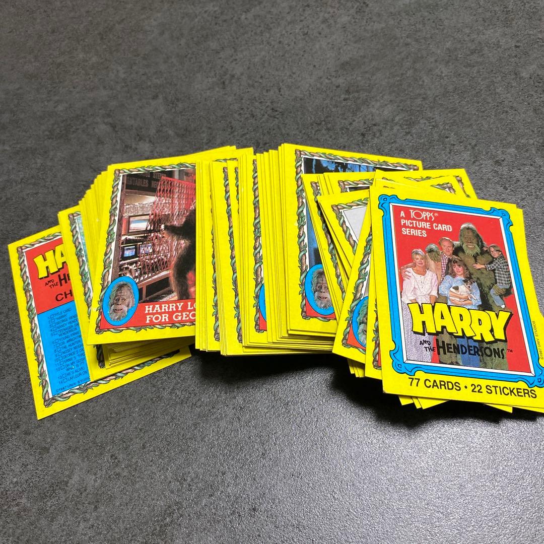 超レア！　1987 TOPPS ハリーとヘンダーソン一家　トレーディングカード