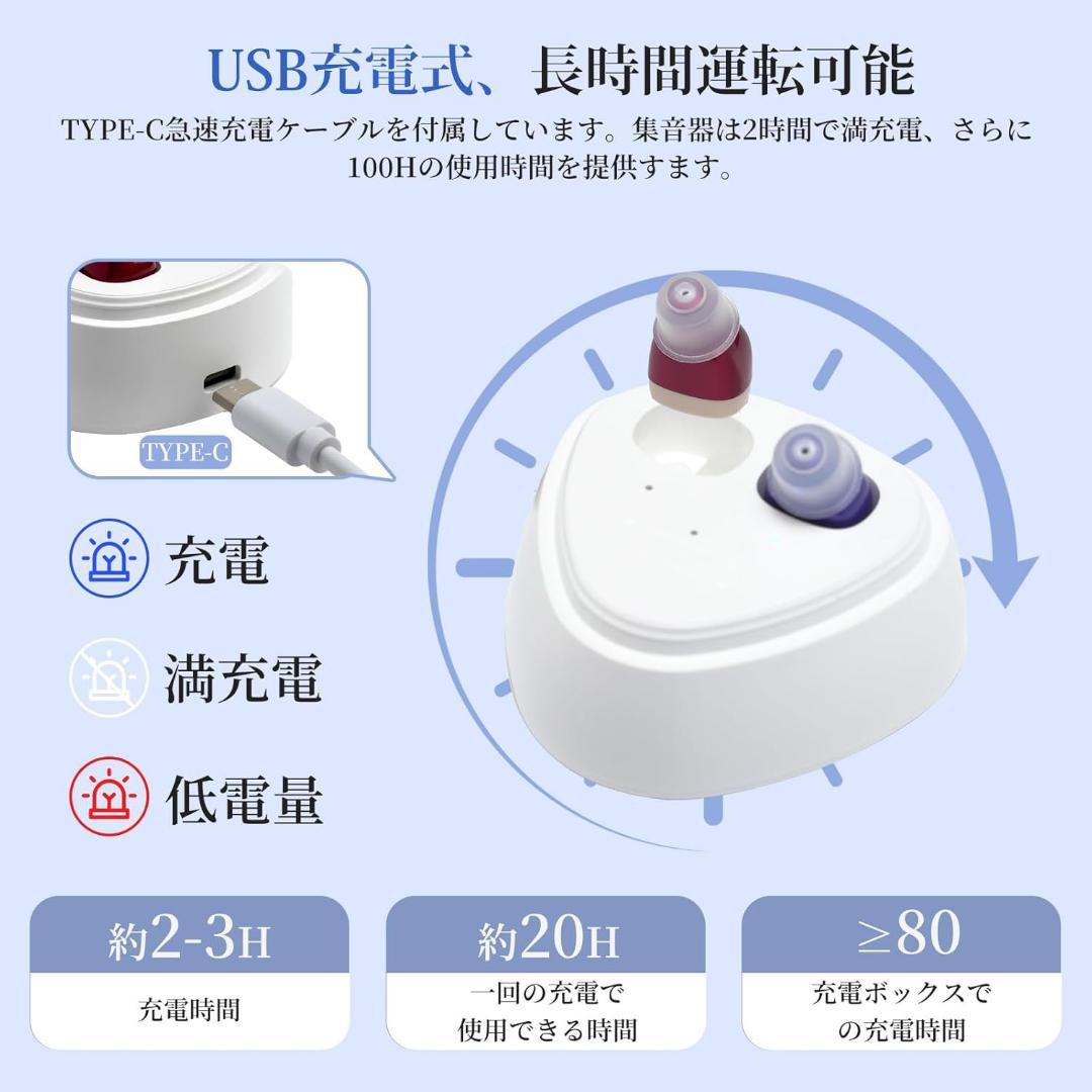集音器 高齢者 しゅうおんき 【2025年革新型・軽量 無段階音量調整