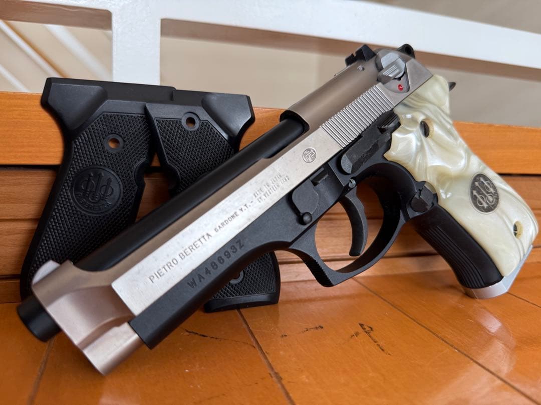 WA ベレッタ M92FS アルタモント ホワイトパールグリップ ガスガン