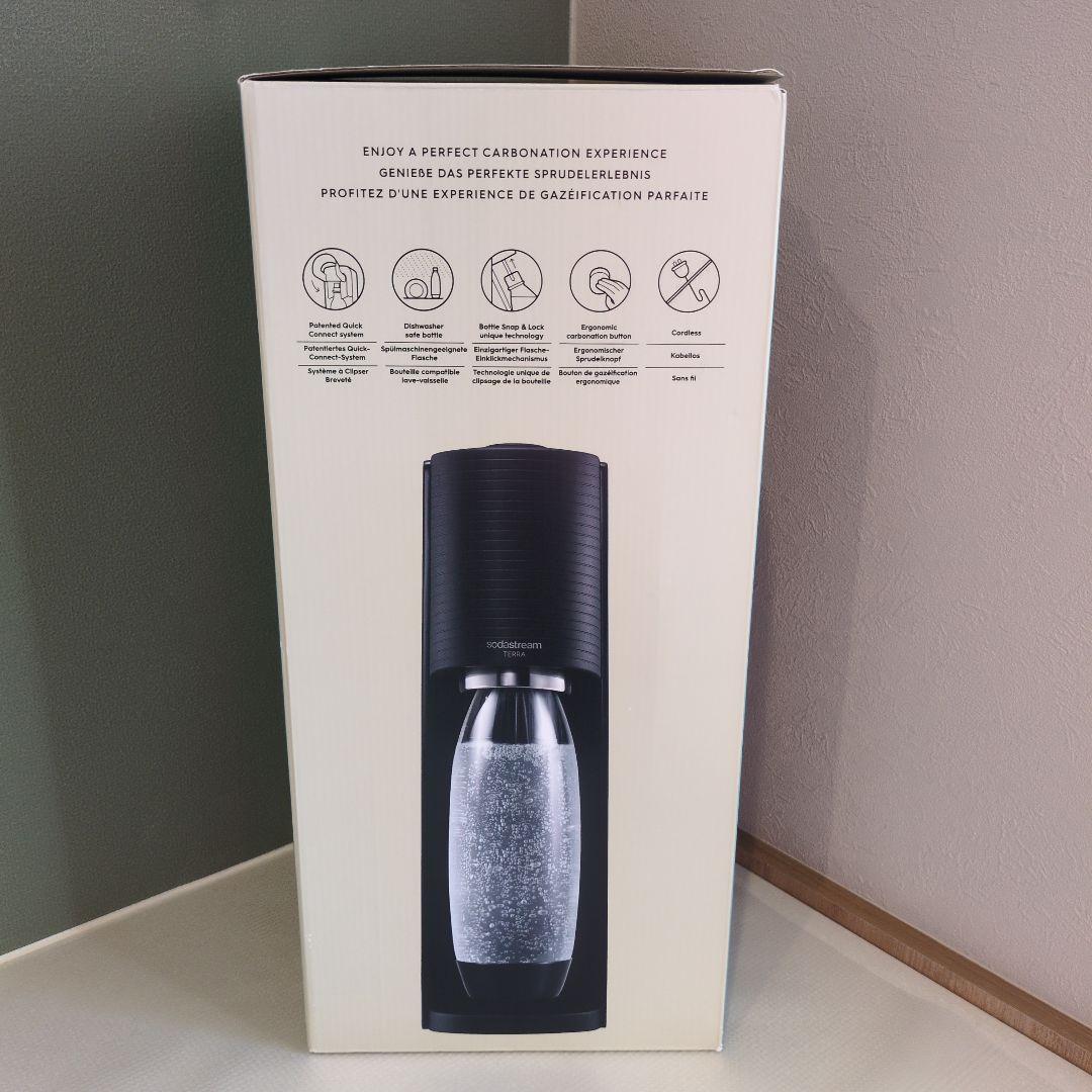 【新品未使用品】SodaStream TERRA 炭酸水メーカー ブラック