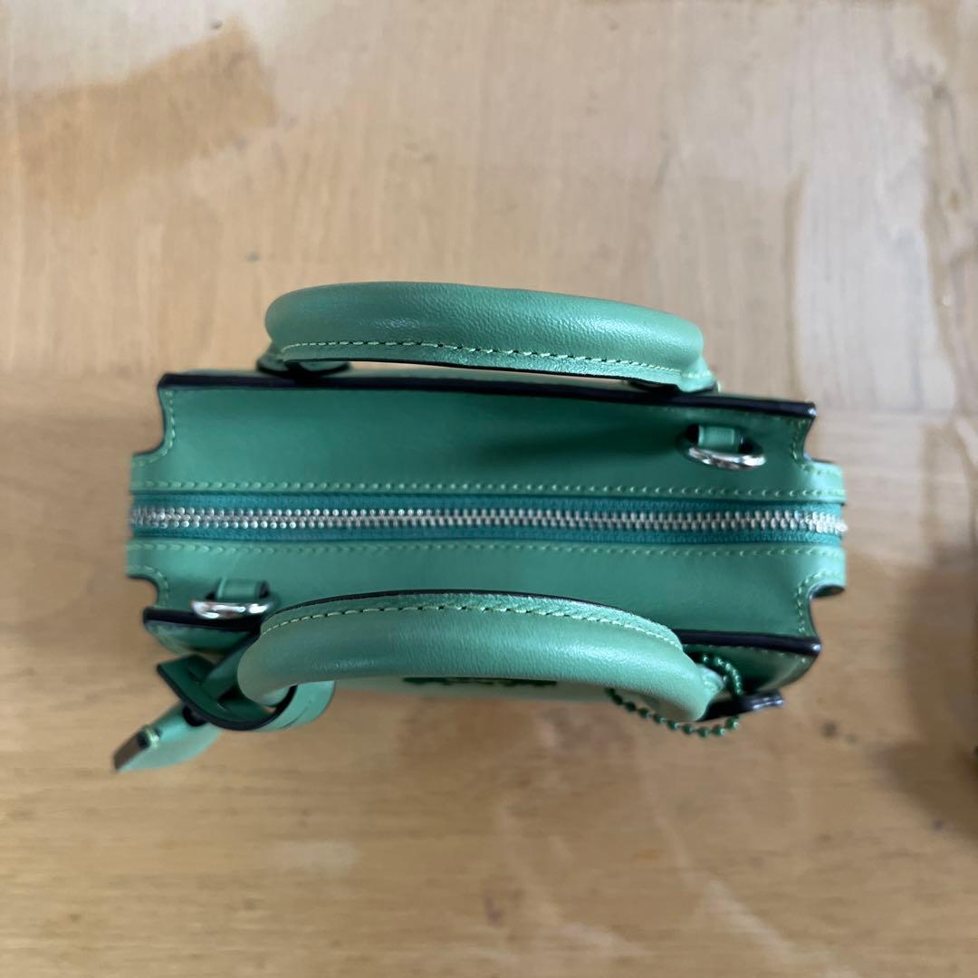 COACH ミントグリーン ショルダーバッグ