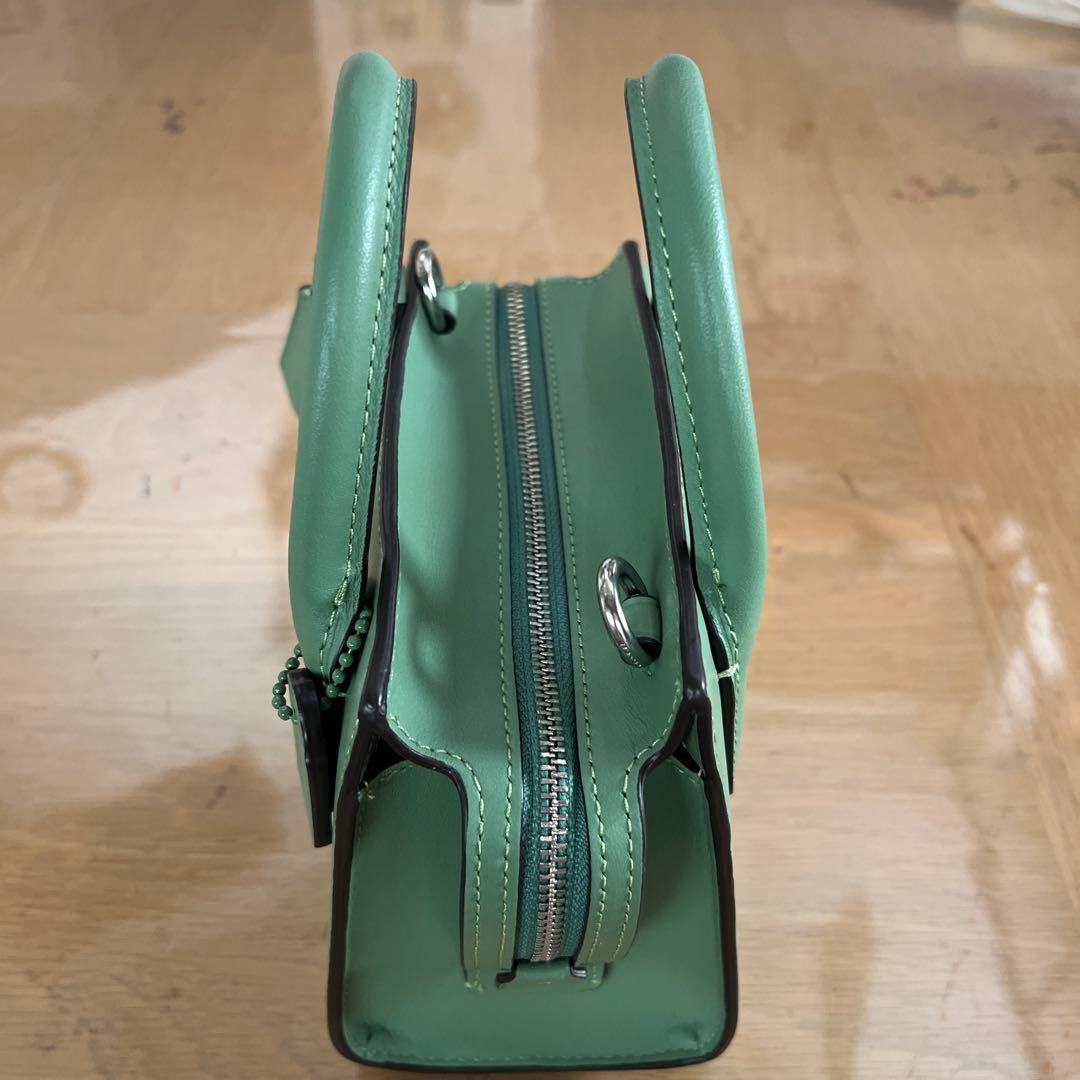 COACH ミントグリーン ショルダーバッグ