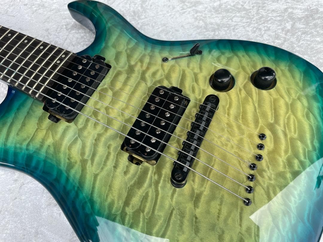 ギター Y1058 gfc GN7-200 Gloss Blue Burst QM