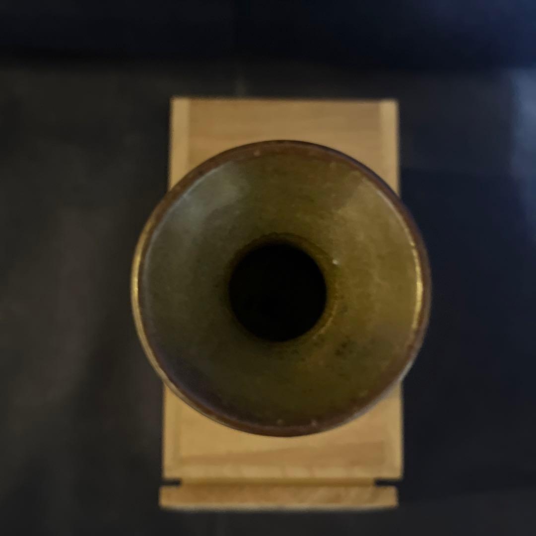 花入／市野秀之作／丹波焼／伊羅保