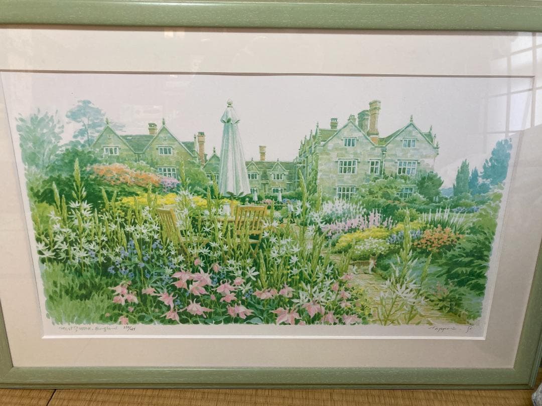 【送料無料】笹倉鉄平 ［グレヴタイの庭］シルクスクリーン