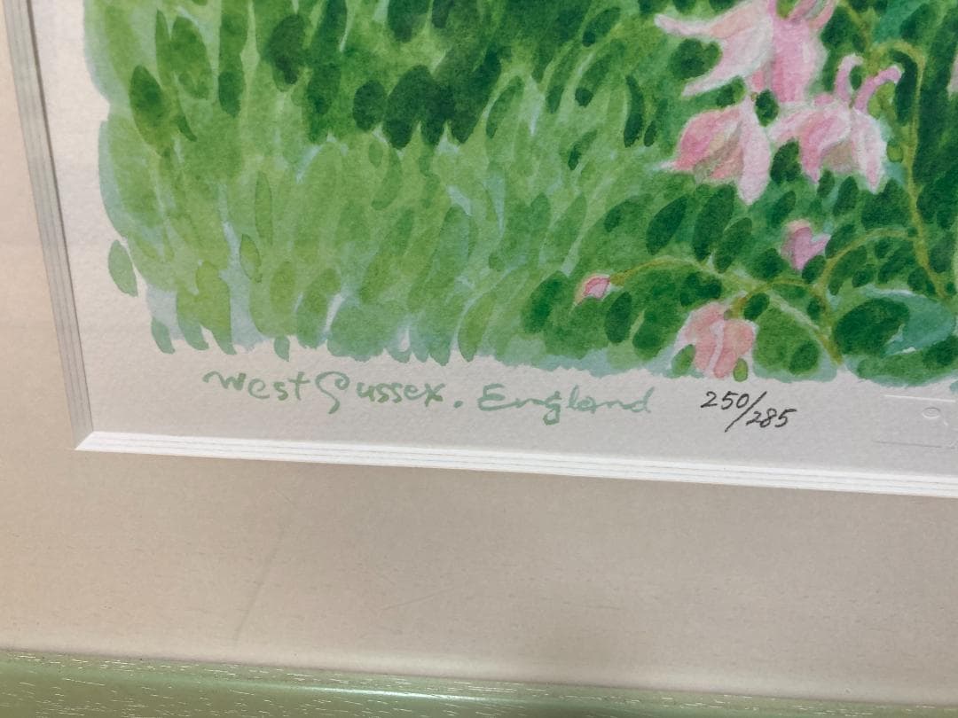 【送料無料】笹倉鉄平 ［グレヴタイの庭］シルクスクリーン