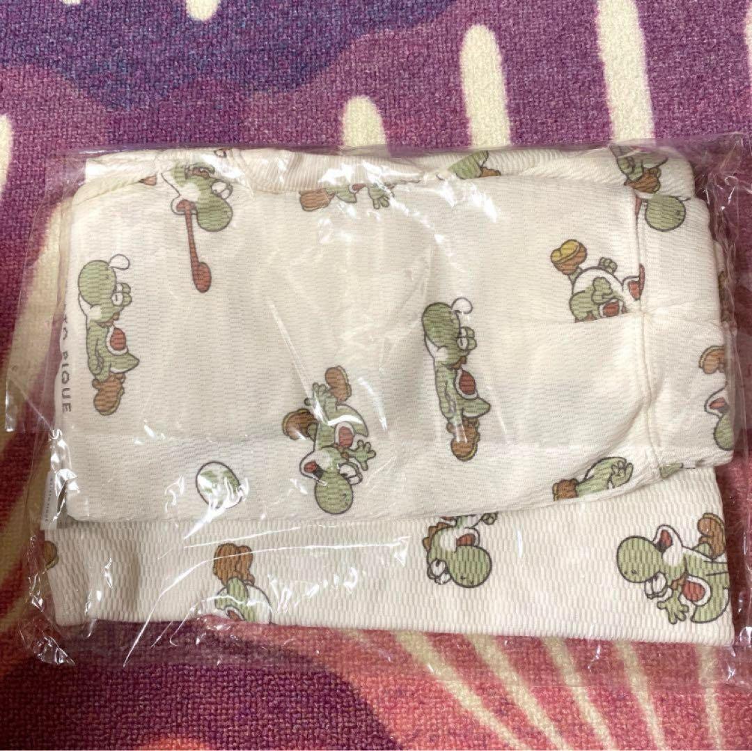 ジェラートピケ【スーパーマリオ】【キッズ】ヨッシー柄トップス＆ロングパンツ