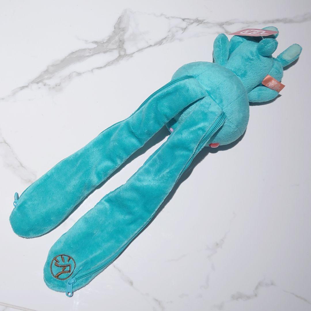 H*o様 チャックスGP 汎用うさぎ デュアルペンポーチ ターコイズブルー（ペン