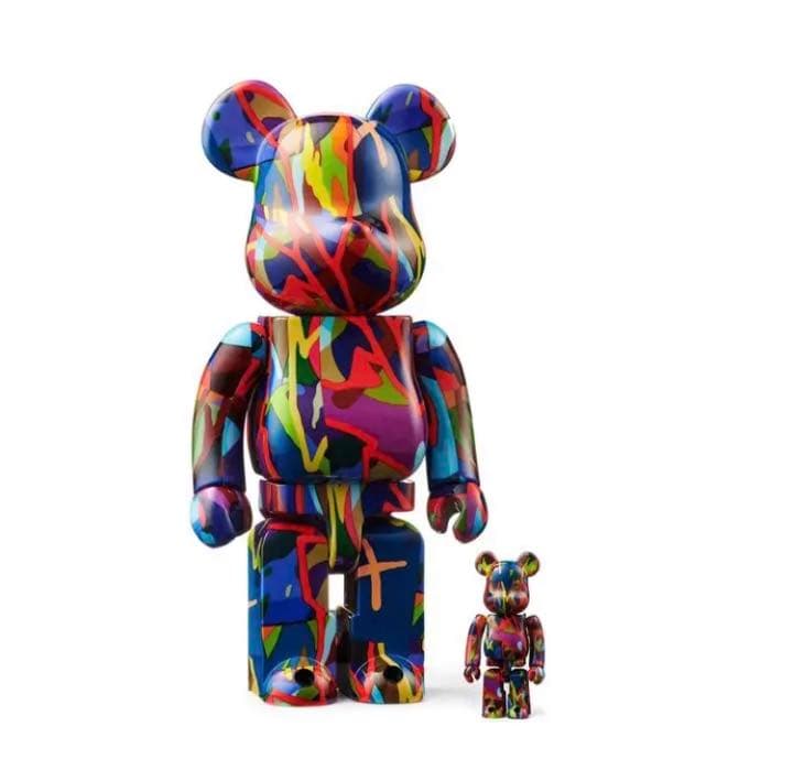 BE@RBRICK   ベアブリック　KAWS   400% 100%