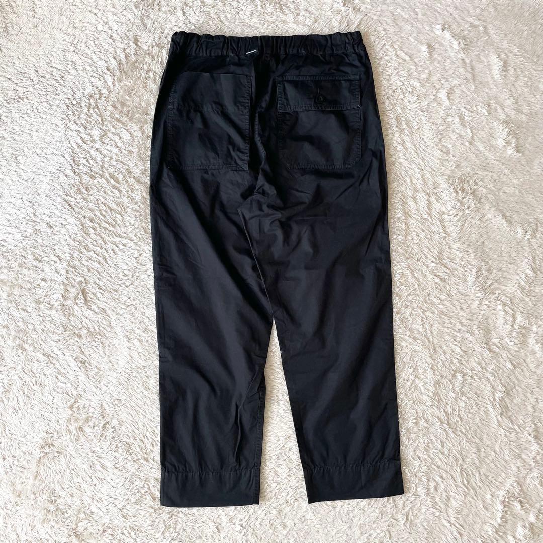 美品 MHL ファインコットンイージーパンツ 1 黒