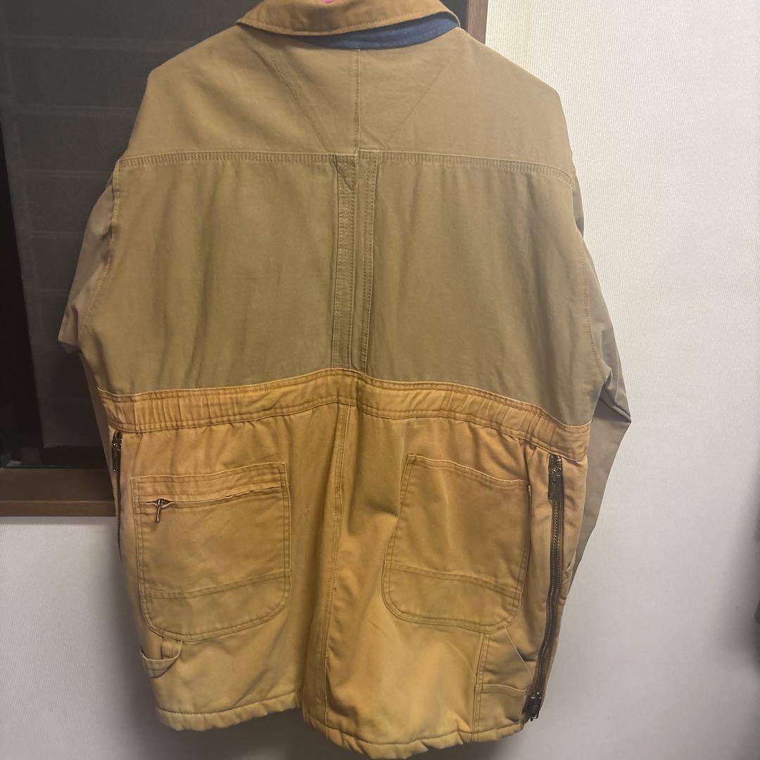 【最終値下げ中】Carhartt リメイクジャケット ベージュ/ブラウン