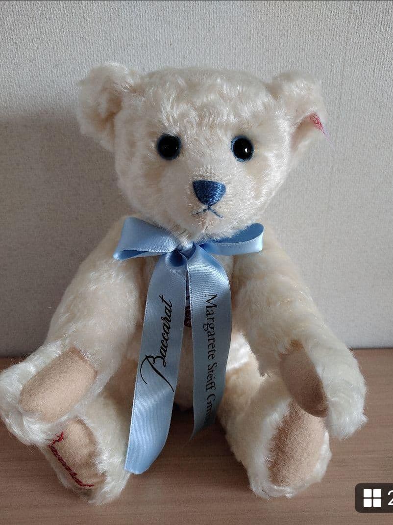 Steiff シュタイフ Baccarat バカラ テディベア　コラボテディベア