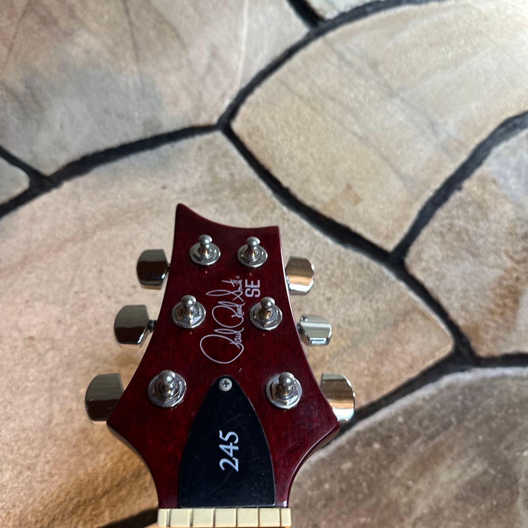 PRS SE 245 エレキギター 赤