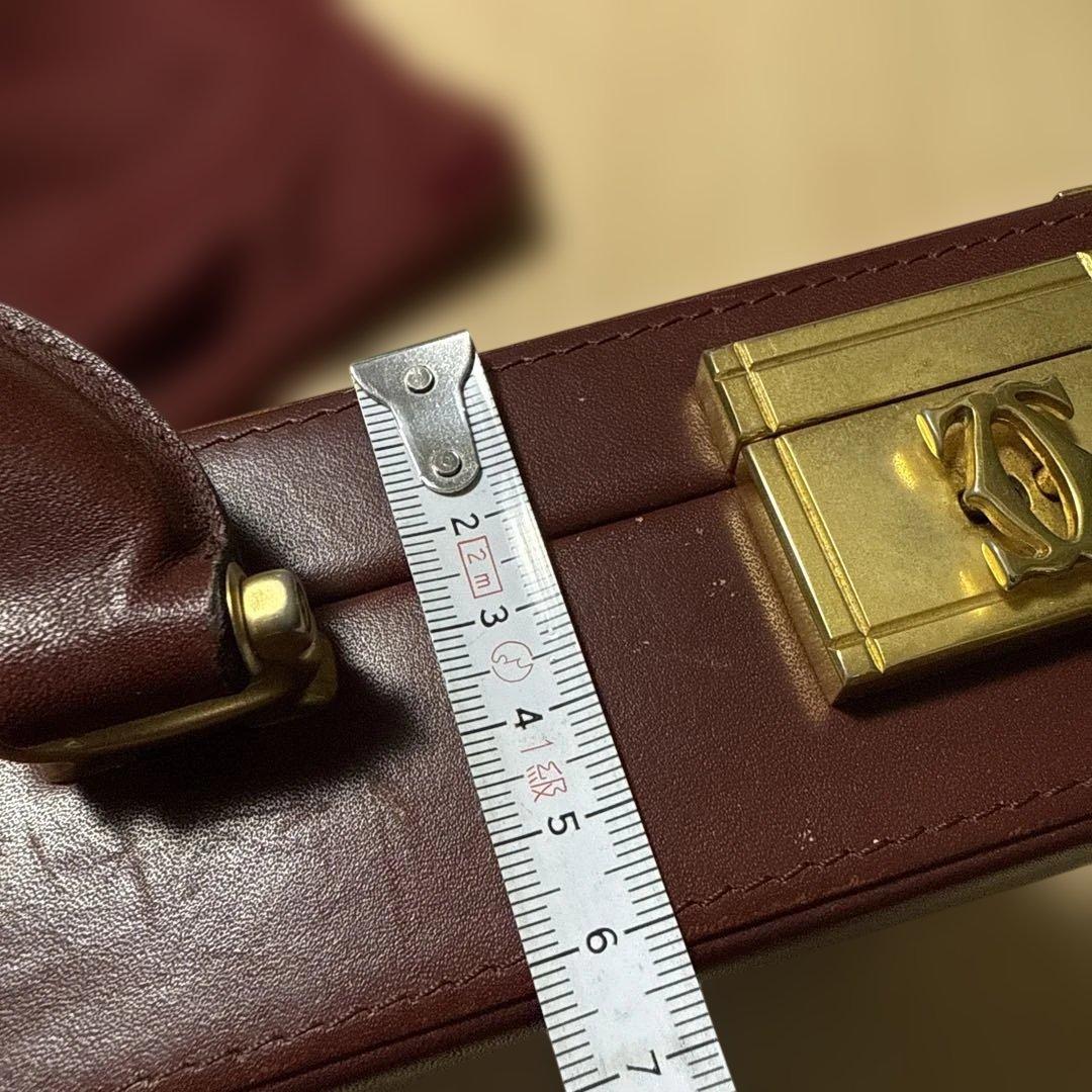 カルティエ　レザーアタッシュケース