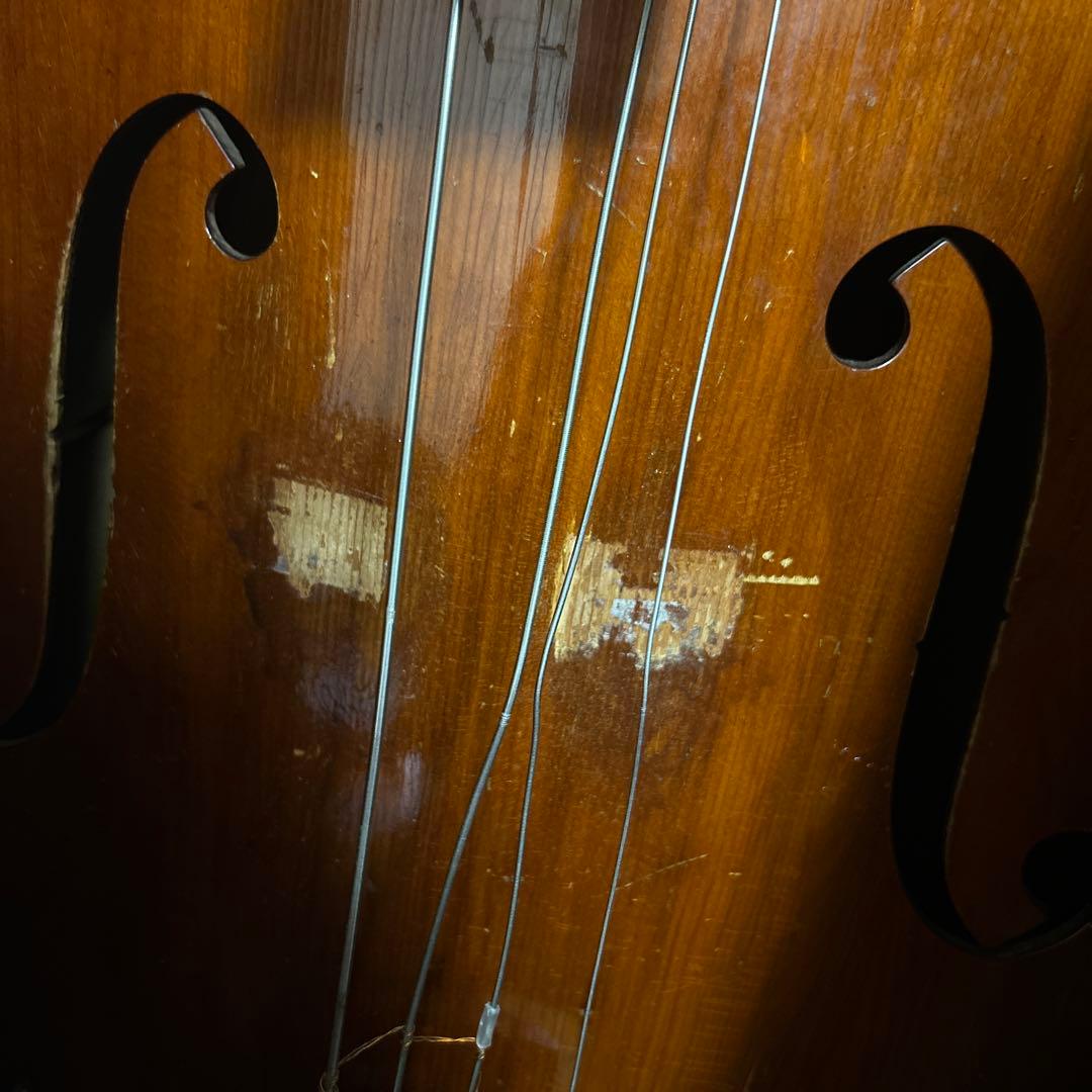 送料込み　SUZUKI　スズキ　コントラバス　No92　4/4　ケース付き