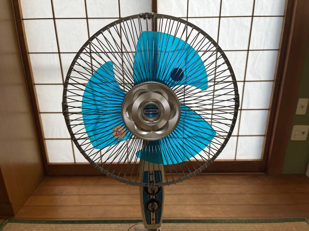 National ナショナル レトロ 扇風機 F-30V1M 伸縮可能 店舗にも