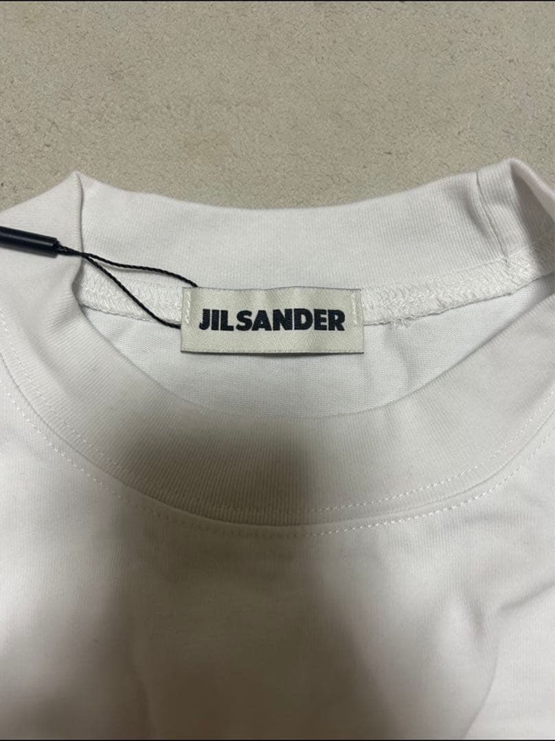 特別値下げ★JIL SANDER ロゴプリント Tシャツ ホワイト