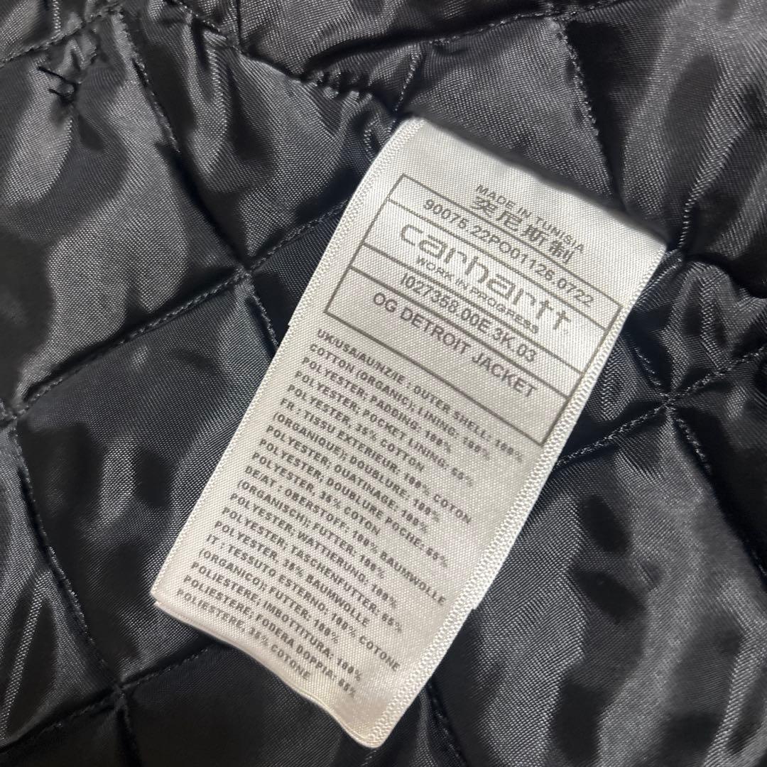 Carhartt M OGデトロイトジャケット　カーハート　ブラック