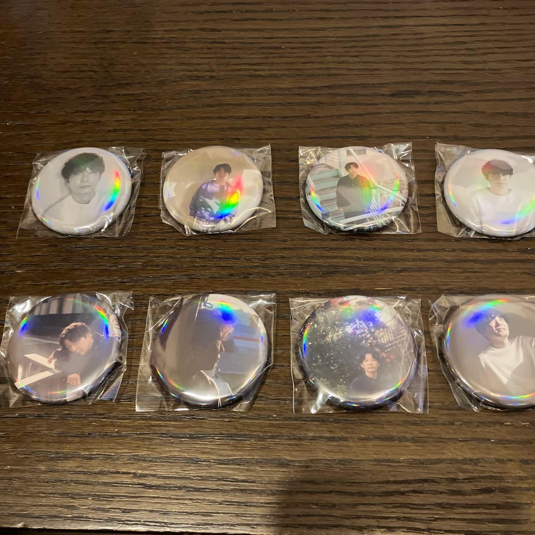 星野源　写真入りホログラムピンバッジ8個セット 非売品