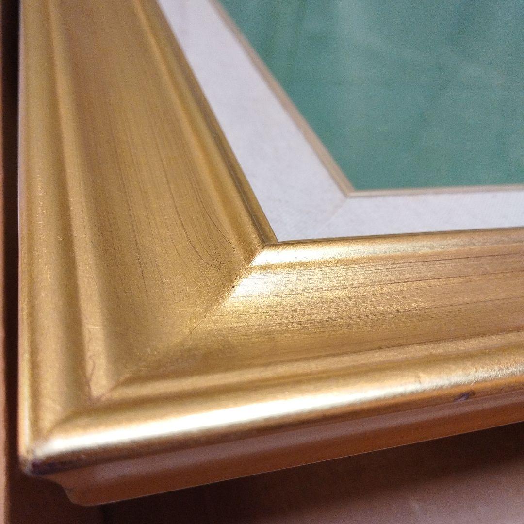 使用回数1回のみ　油絵用額縁　F30号　ゴールド　キャンパス用額縁　アート用品