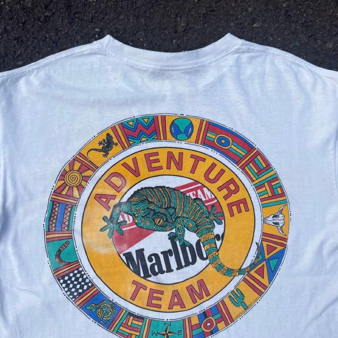 最終値下げ【90s】Marlboro ポケットTシャツ USA製 リザード
