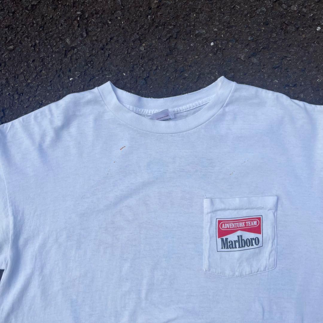 最終値下げ【90s】Marlboro ポケットTシャツ USA製 リザード