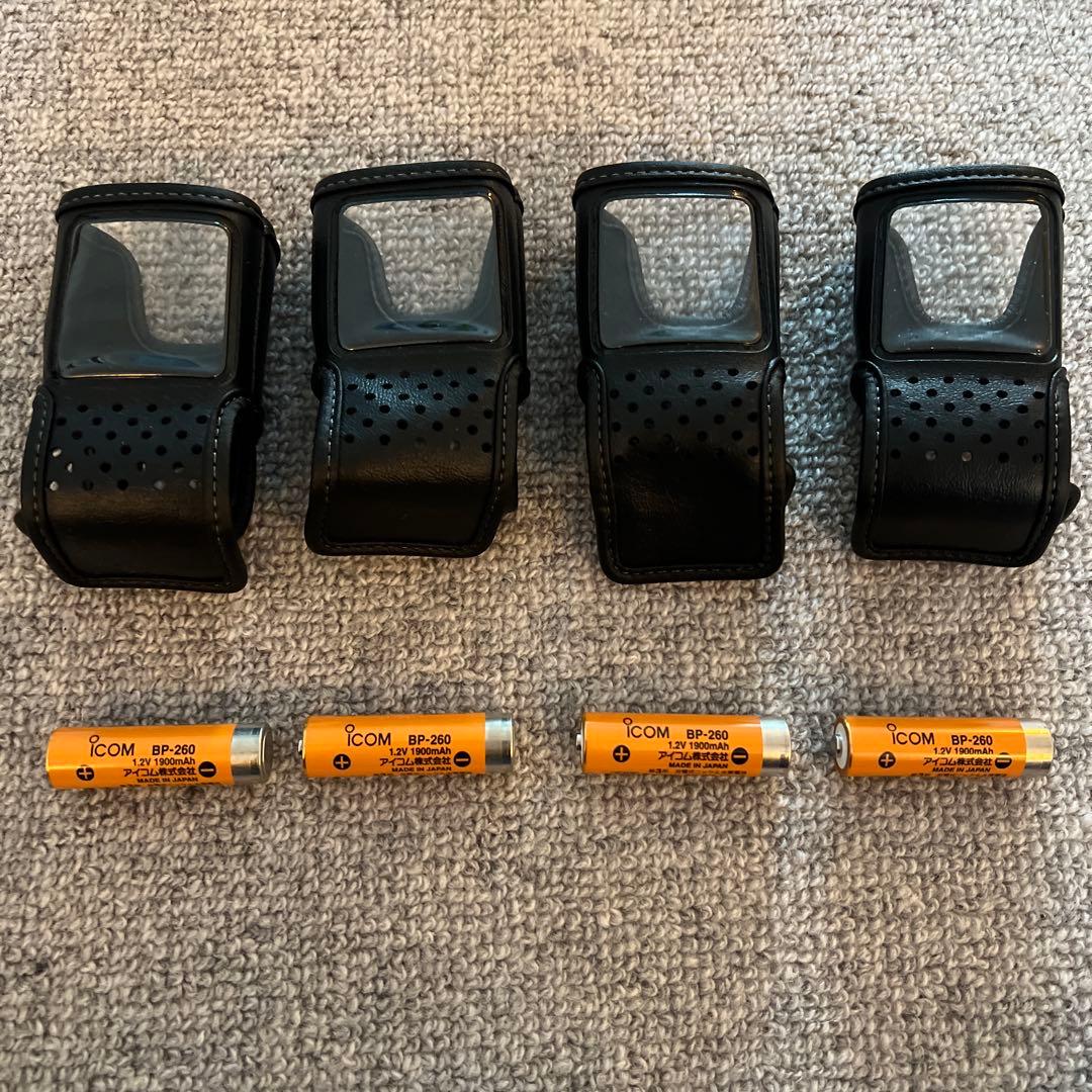 ICOM IC−4350 4台セット スピーカーマイク2個、充電器付き