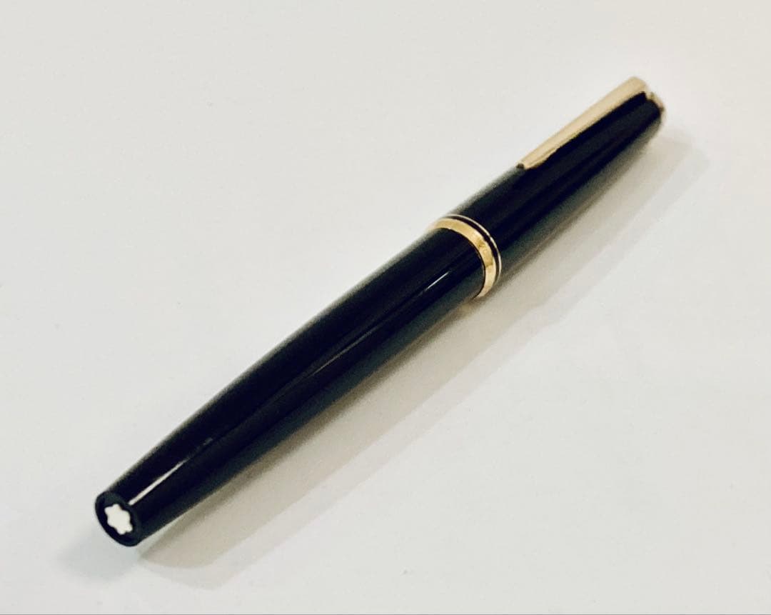 ペン先14金◆モンブラン高級万年筆14K MONTBLANC 1970sブラック
