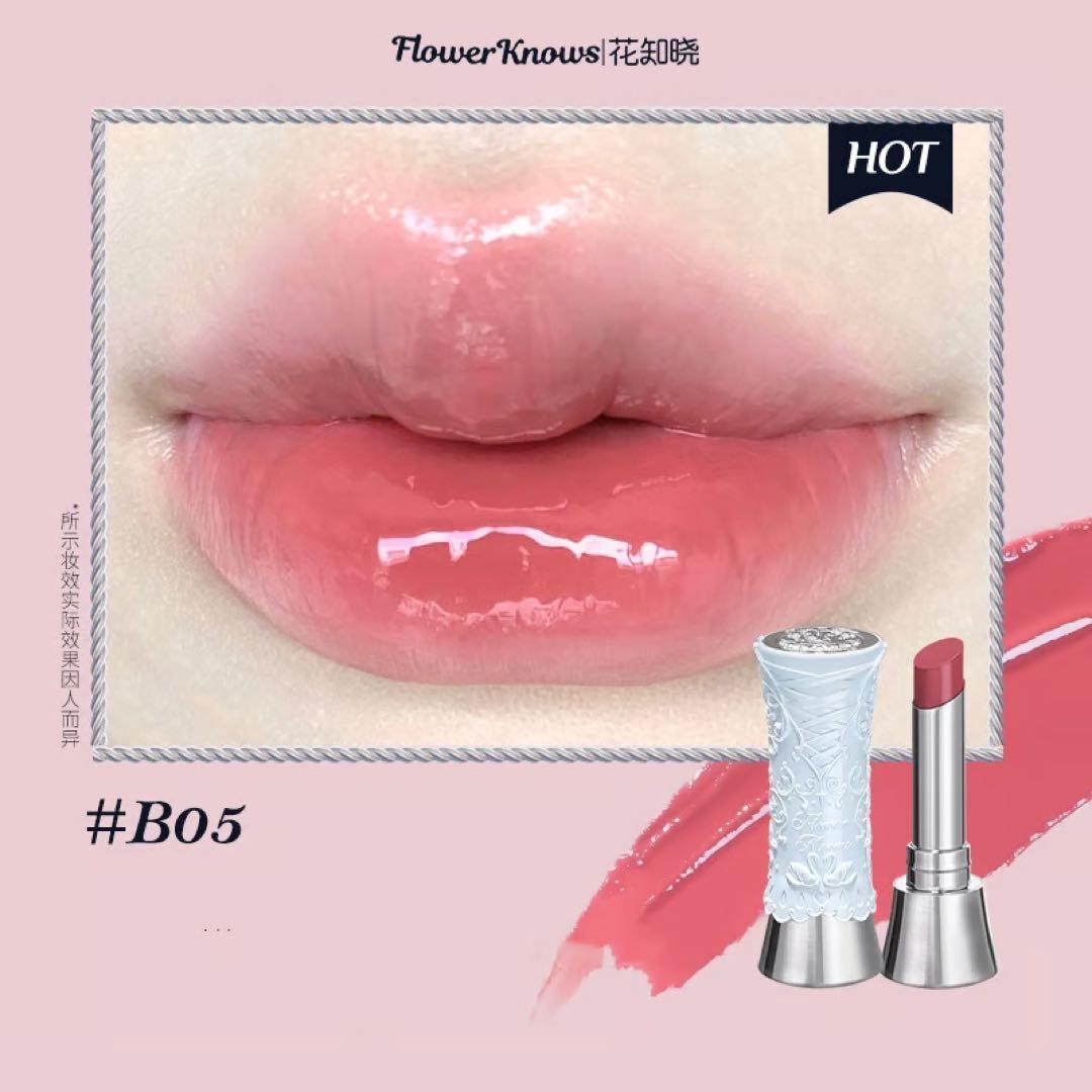 【新品7点セット】フラワーノーズ　スワンバレエ　手鏡＆チーク＆メイクブラシ＆口紅