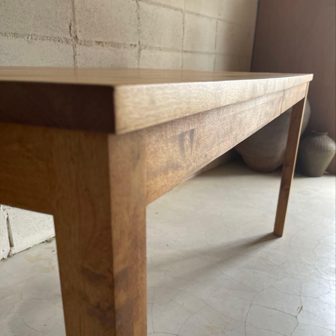 美品　MUJI 無印良品　オーク無垢材　ダイニングテーブル　引出し付