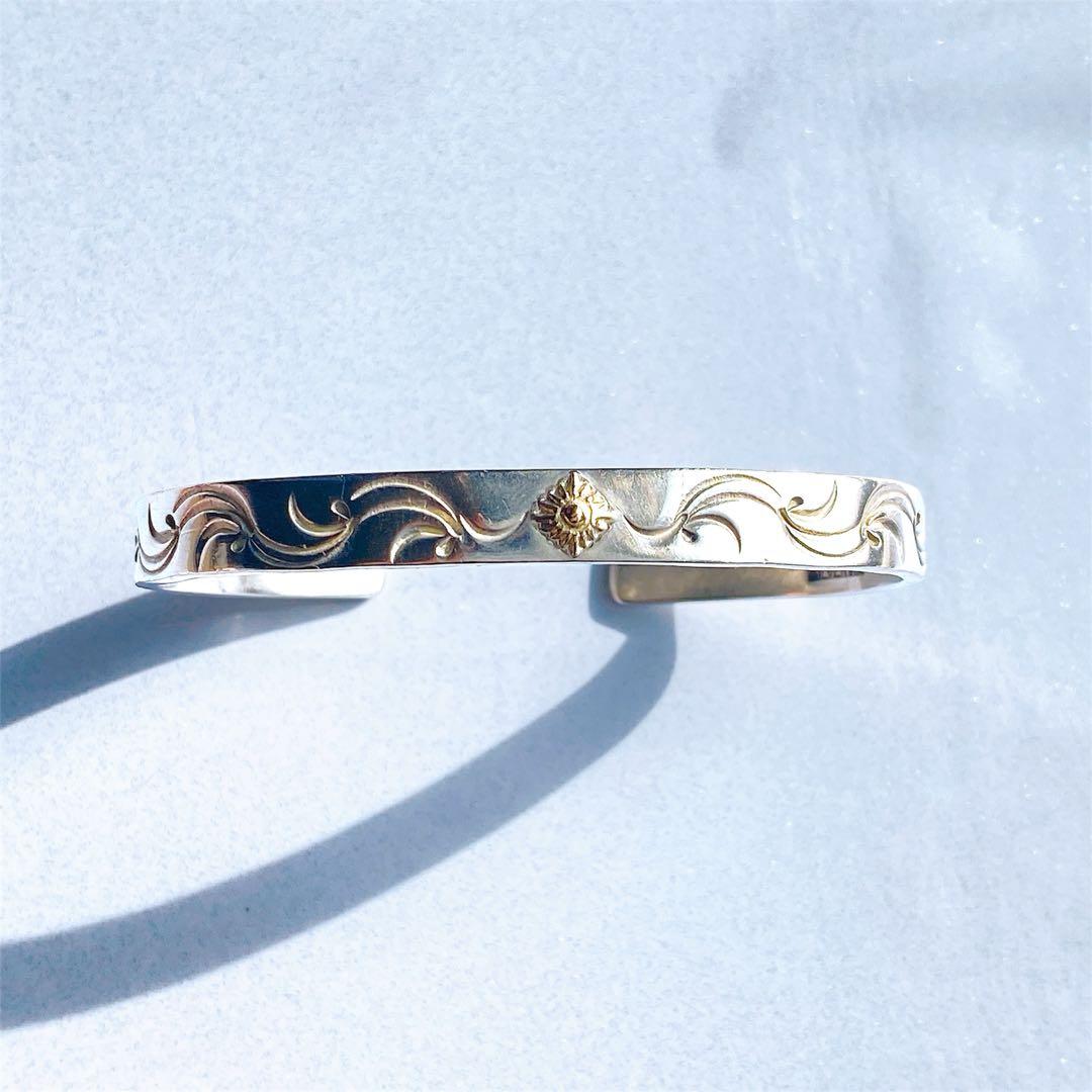 ARIZONA FREEDOM K18 b7-d太陽神 唐草バングル