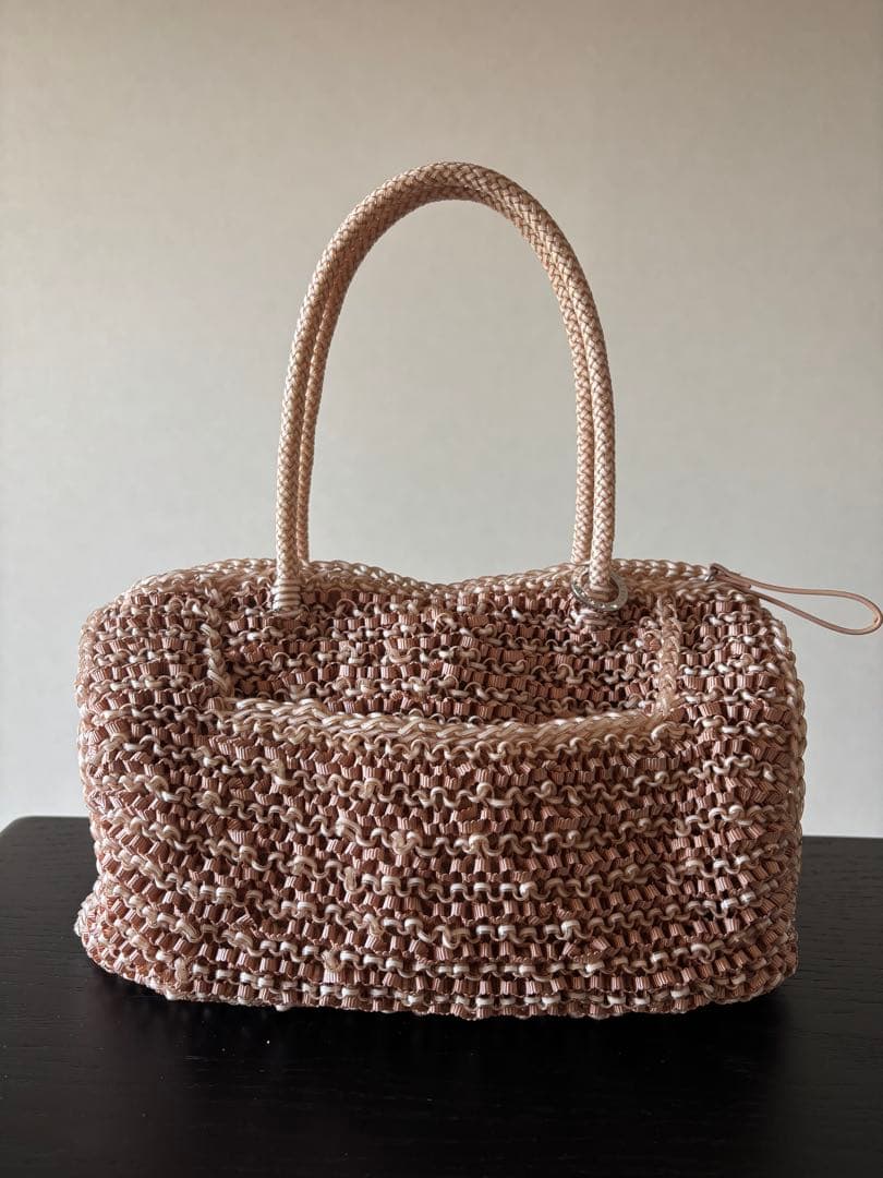 アンテプリマ　レア　ミニボストン❗️ファスナー付き　マチあり　円柱型