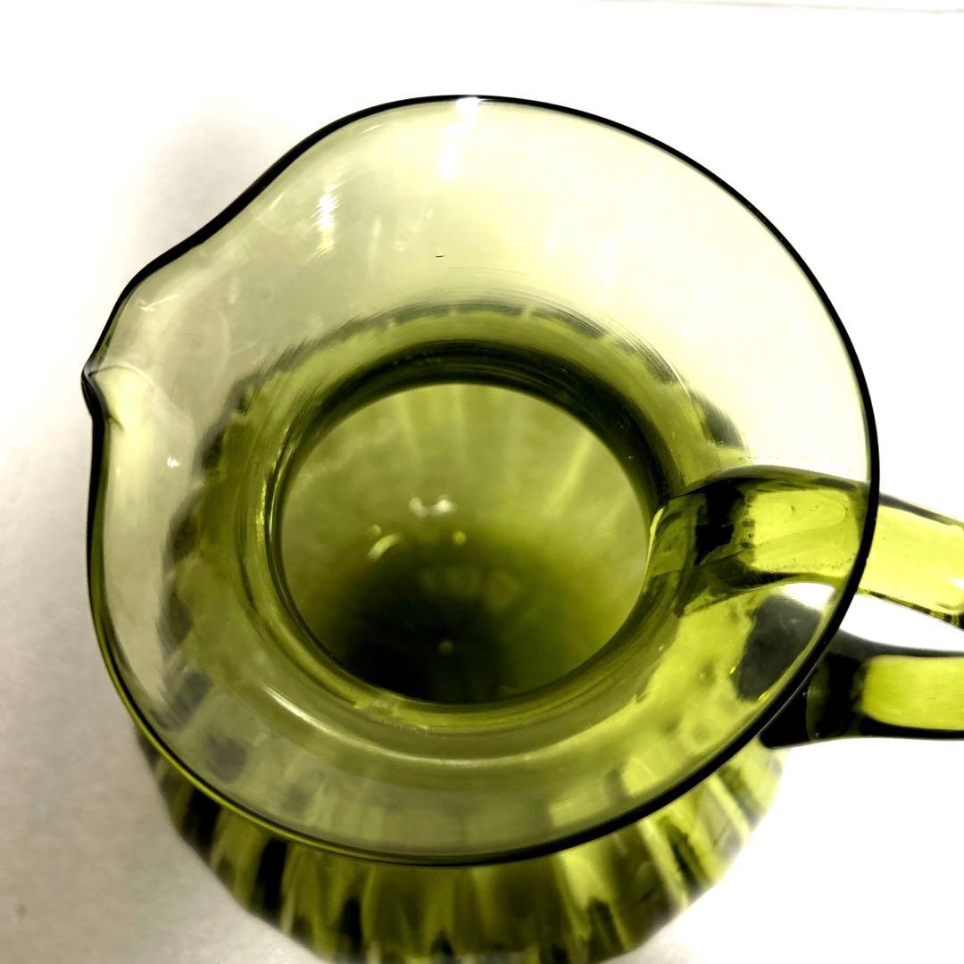 津軽びいどろ 七里長浜　ピッチャー　水差し　カラフェ　北洋硝子　ガラス細工