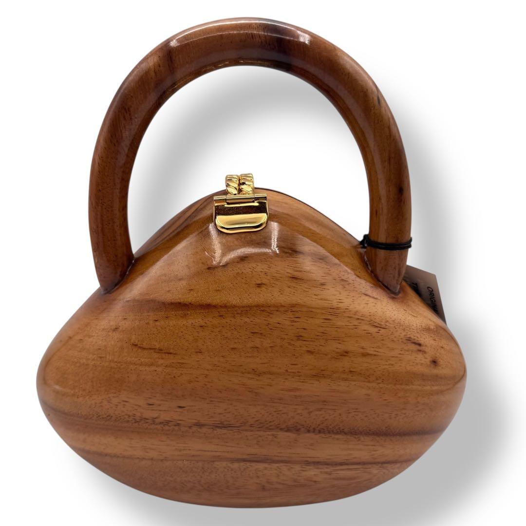 TIMMY WOODS ウッドバッグ 木製 アート 保存袋 カード タグ付