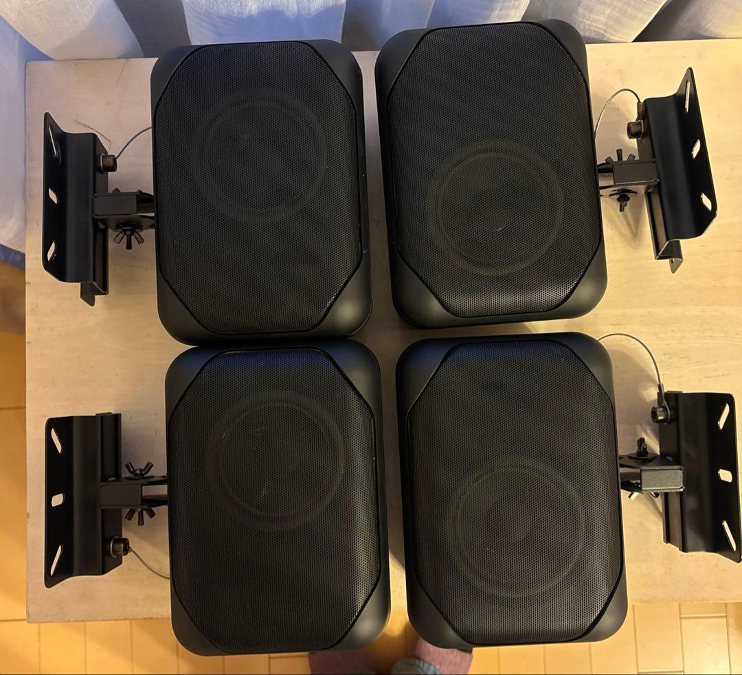 美品 MASSIVE AV-635II MPブラック 4台 天吊金具つき