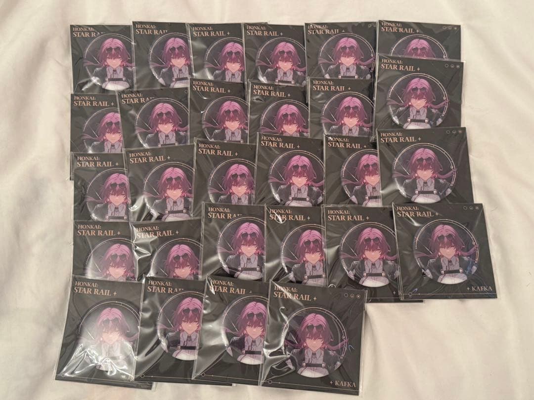 【崩壊スターレイル】カフカ缶バッチ28点セット群星邀約➕等身缶バ25点公式正規品