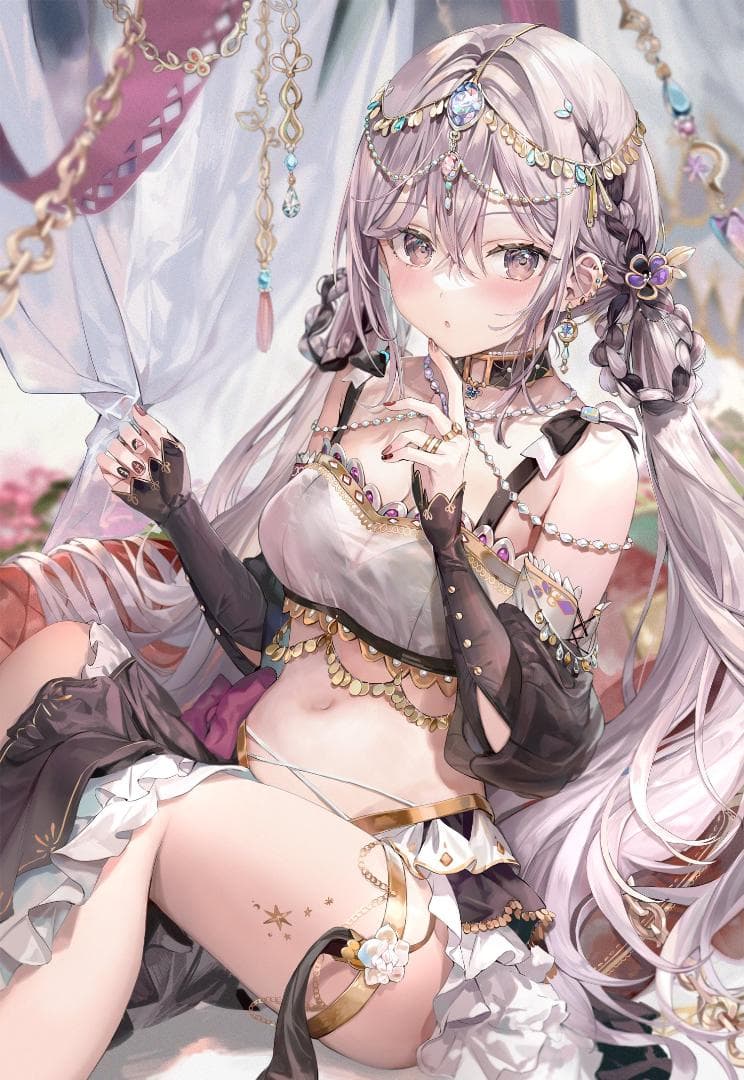 ももこ A3サイズ アクリルマウンド複製原画 踊り子03（雰囲気）