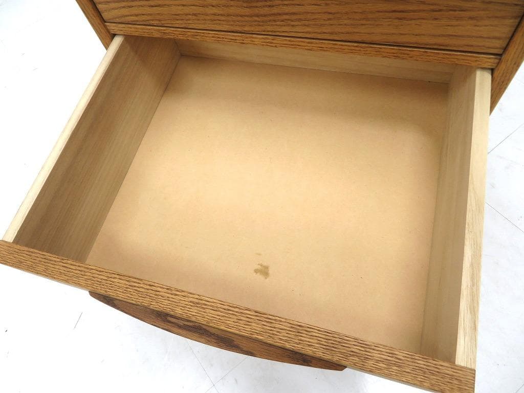 展示品　モモナチュラル　オーク材　チェスト　収納　キャビネット　北欧